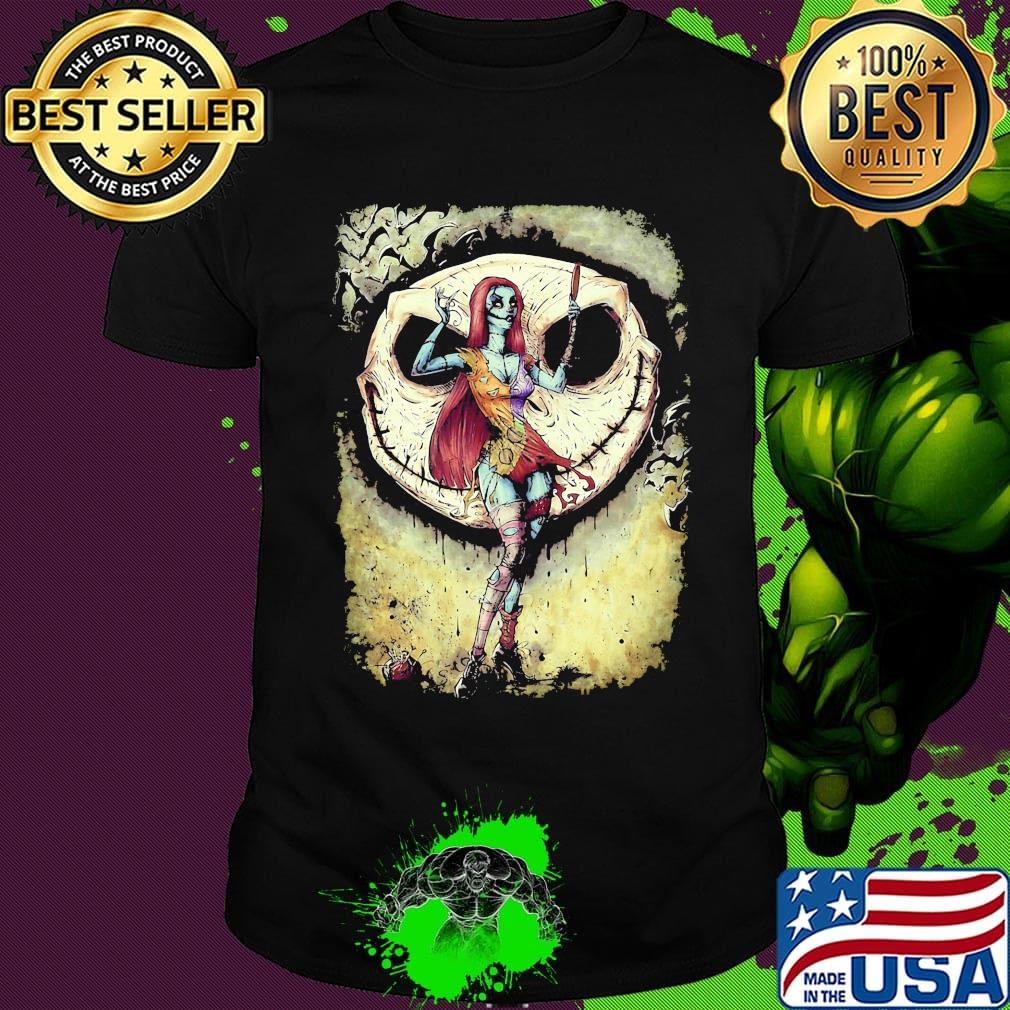 Disney nightmare jack and sally skellington shirt