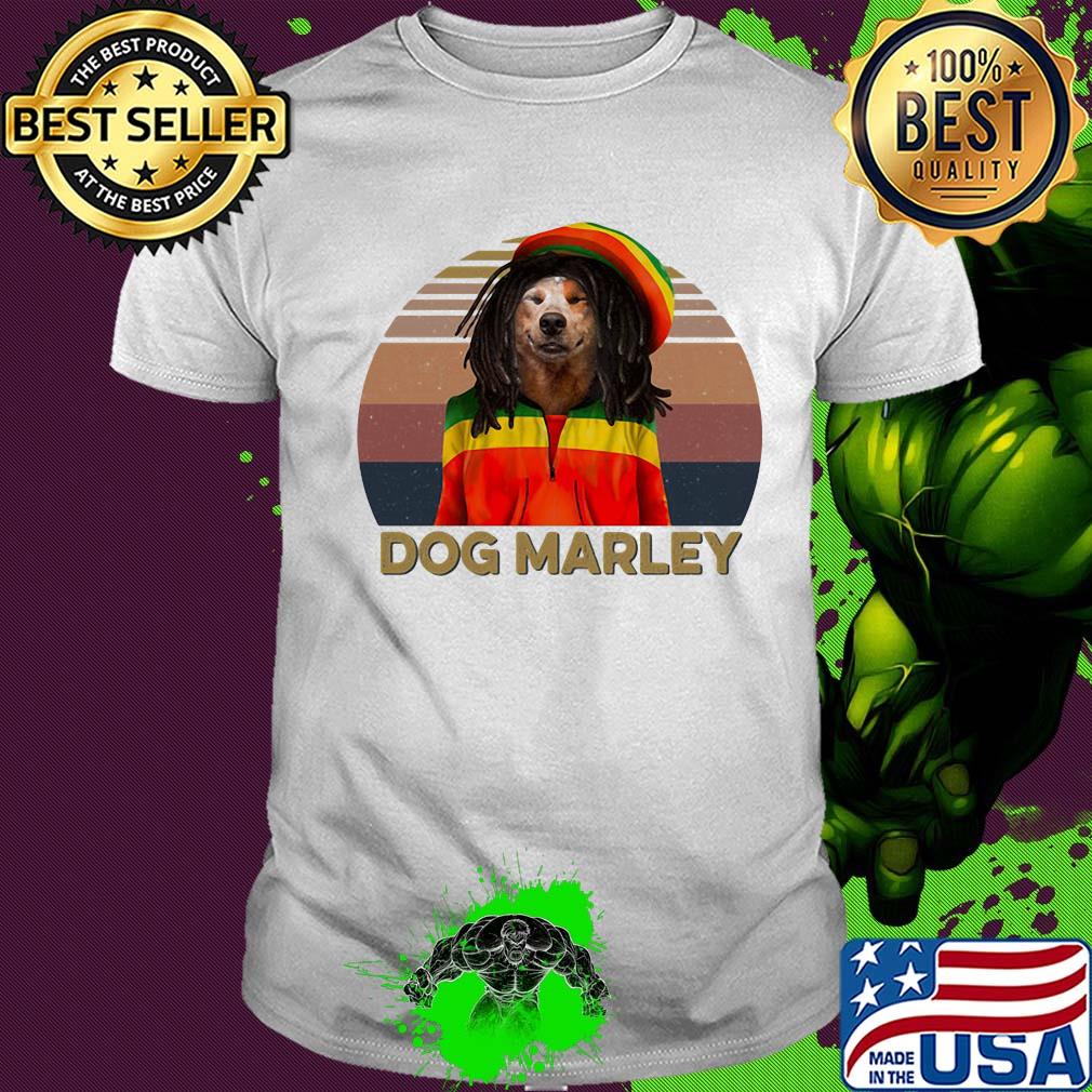Dog marley vintage retro shirt