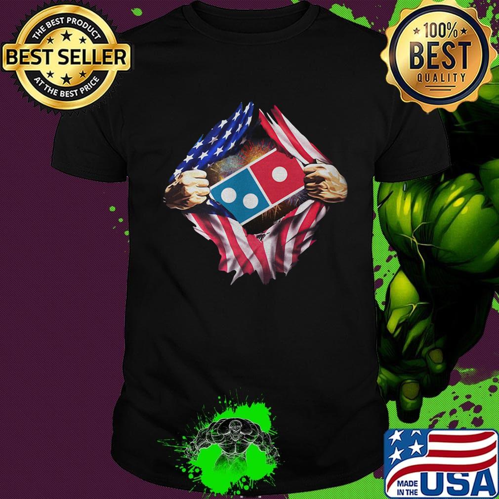 Domino American flag independence day shirt