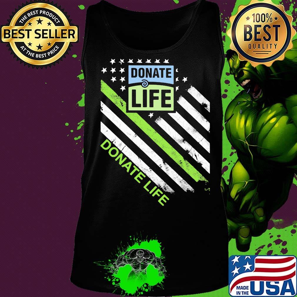 Donate life logo american flag independence day s Tank top Donate life logo american flag independence day s Tank top