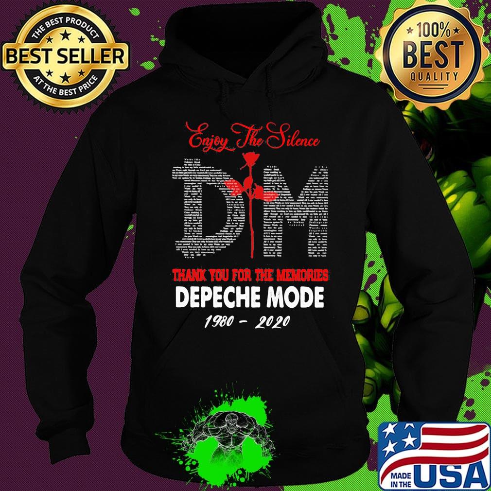 Enjoy the silence dm thank you for the memories depeche mode 1980 2020 s Hoodie Enjoy the silence dm thank you for the memories depeche mode 1980 2020 s Hoodie