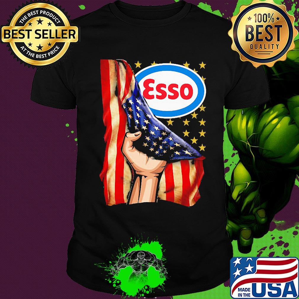 Esso american flag independence day shirt