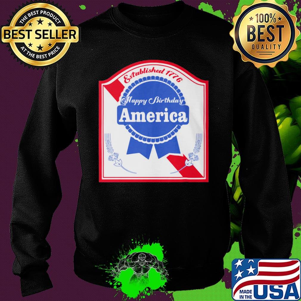 Established 1776 happy birthday america flag s Sweater Established 1776 happy birthday america flag s Sweater