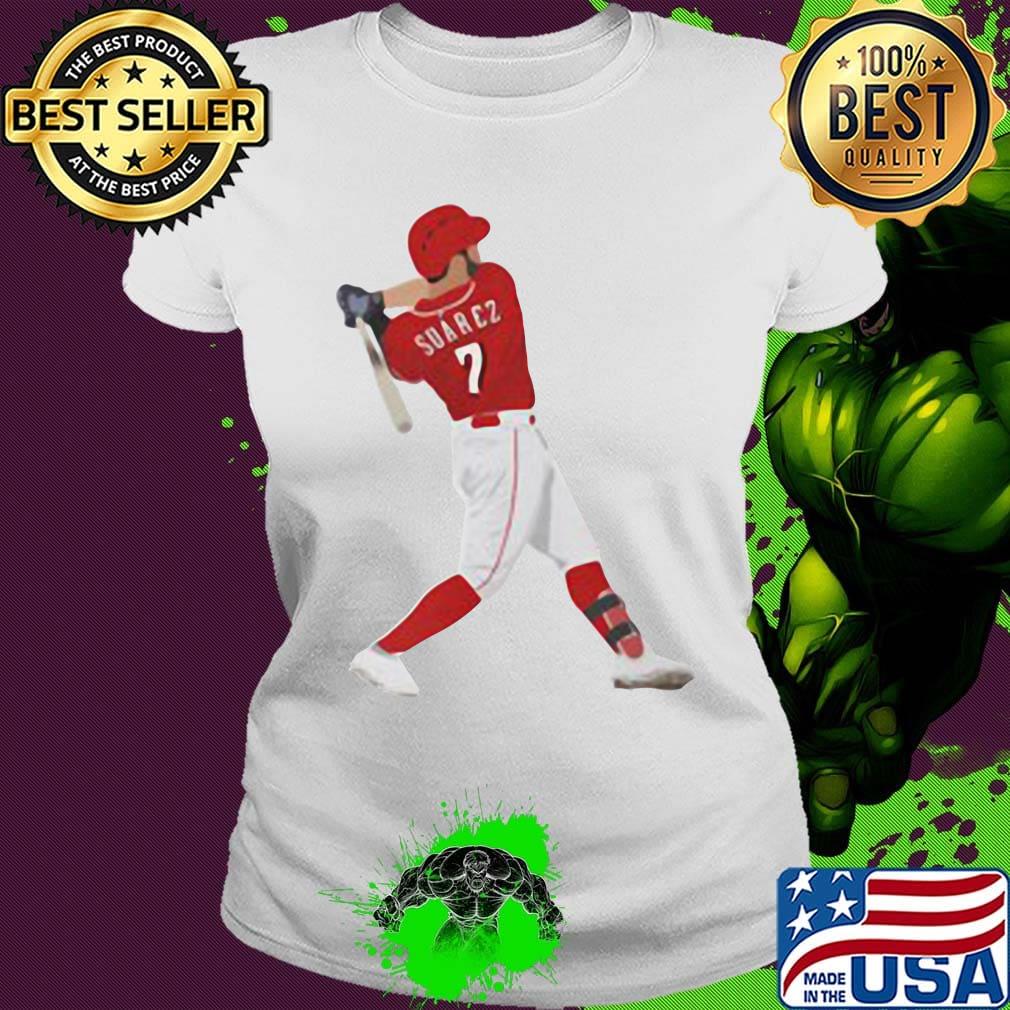 Eugenio suarez 7 detroit tigers baseball team s Ladies tee Eugenio suarez 7 detroit tigers baseball team s Ladies tee