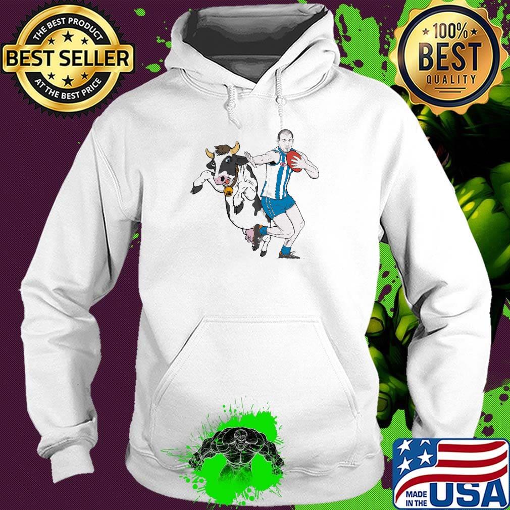 Farm hero cow and football player s Hoodie Farm hero cow and football player s Hoodie