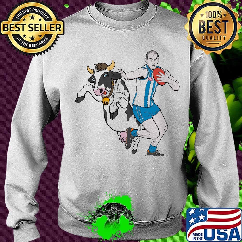 Farm hero cow and football player s Sweater Farm hero cow and football player s Sweater