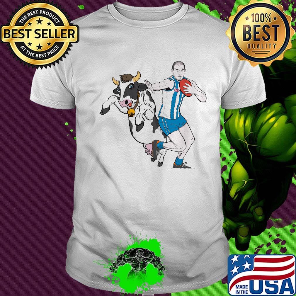 Farm hero cow and football player shirt