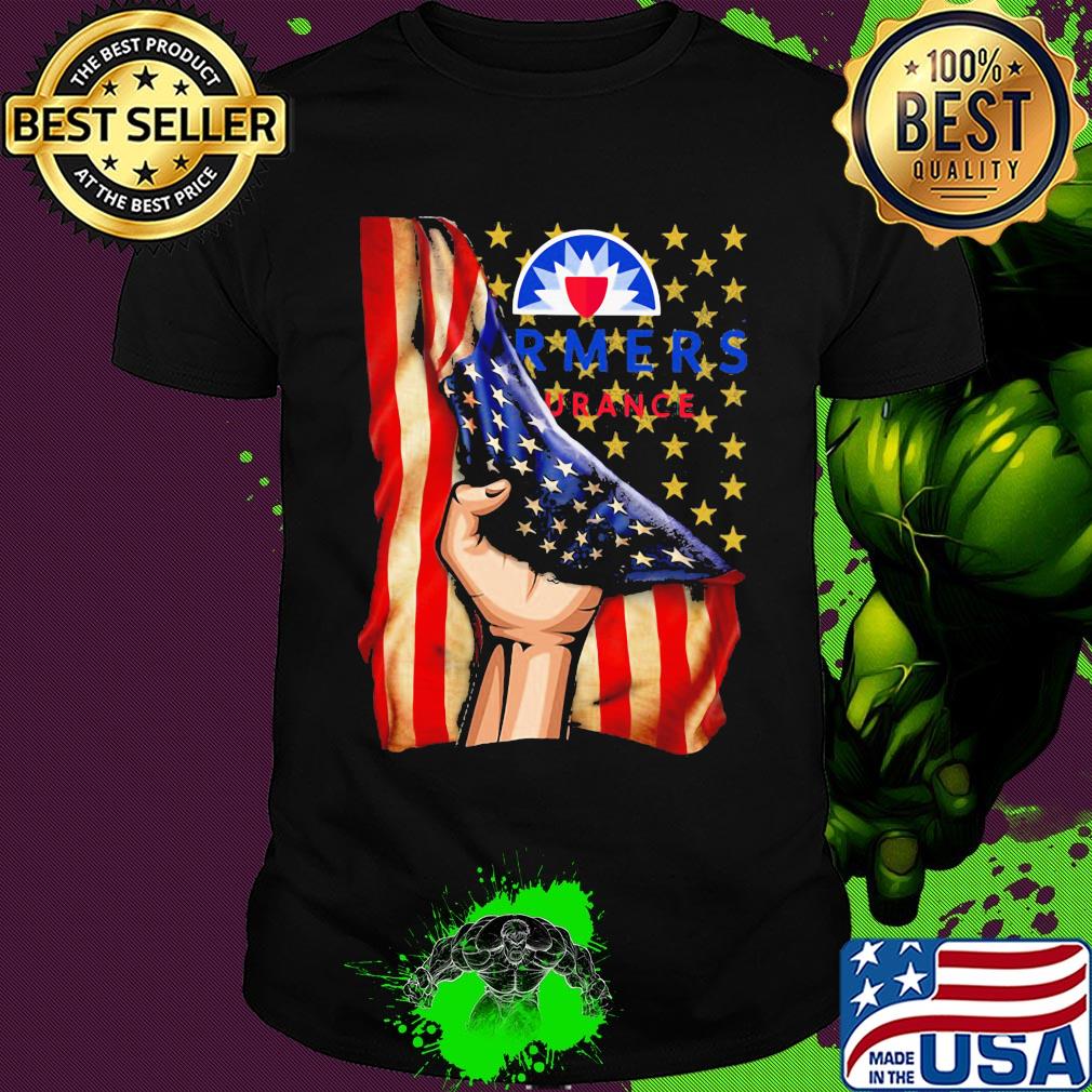 Farmers insurance american flag independence day shirt