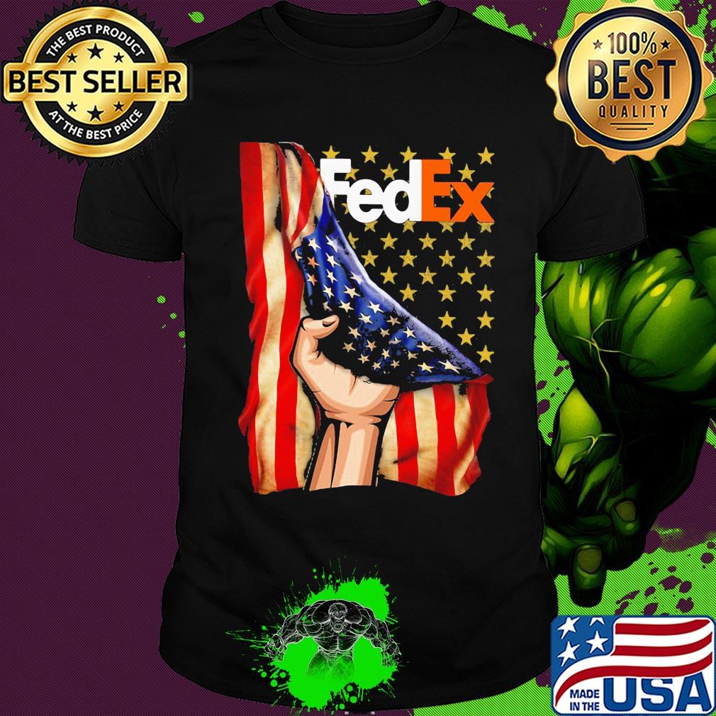 Fedex american flag independence day shirt