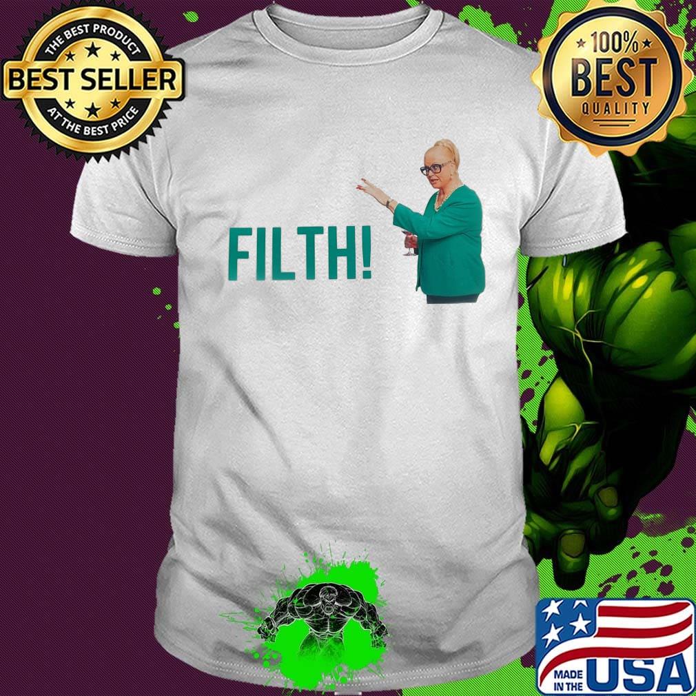 Filth Teacher Green Blak Shirt