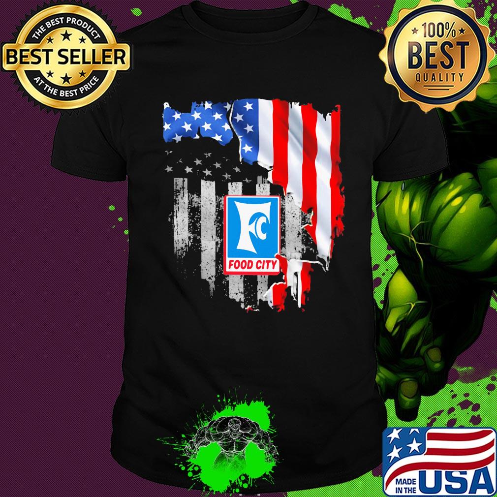 Food city american flag independence day shirt