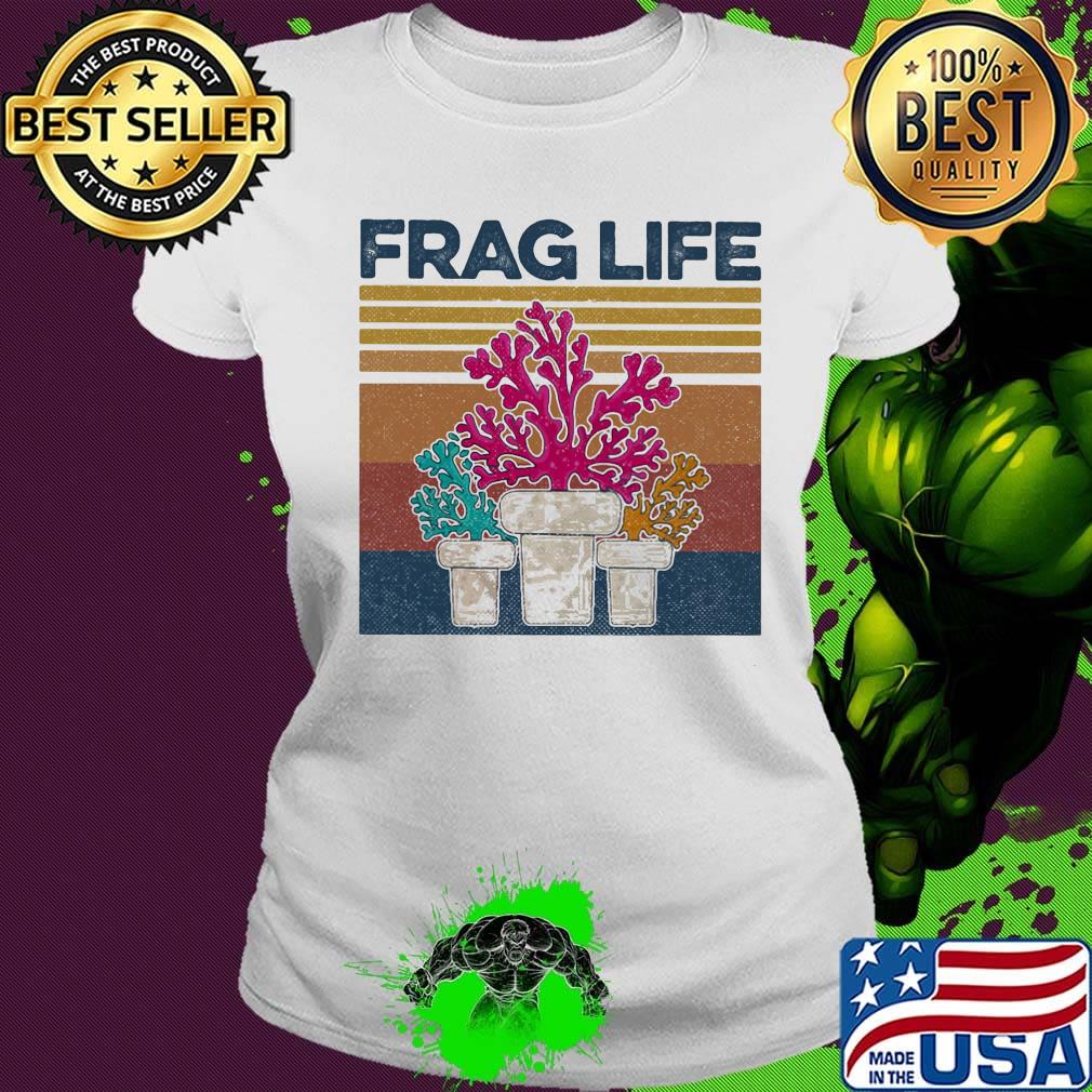 Frag Life Aquarium Vintage Retro Shirt Ladies tee Frag Life Aquarium Vintage Retro Shirt Ladies tee