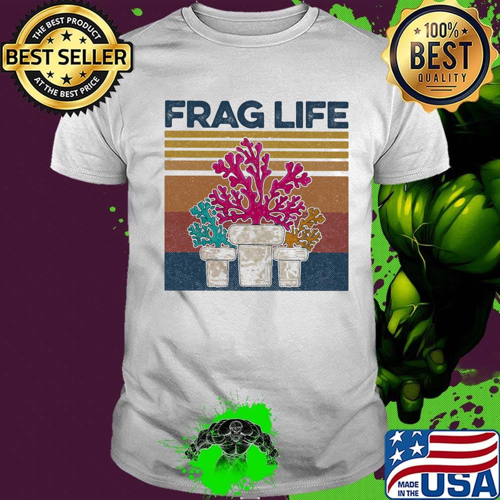 Frag Life Aquarium Vintage Retro Shirt