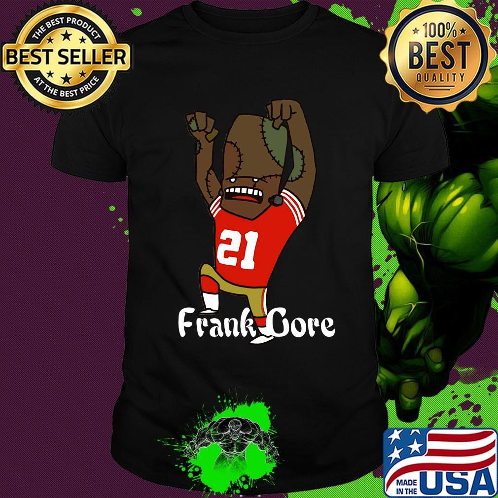 Frank Gore zombie cartoon shirt