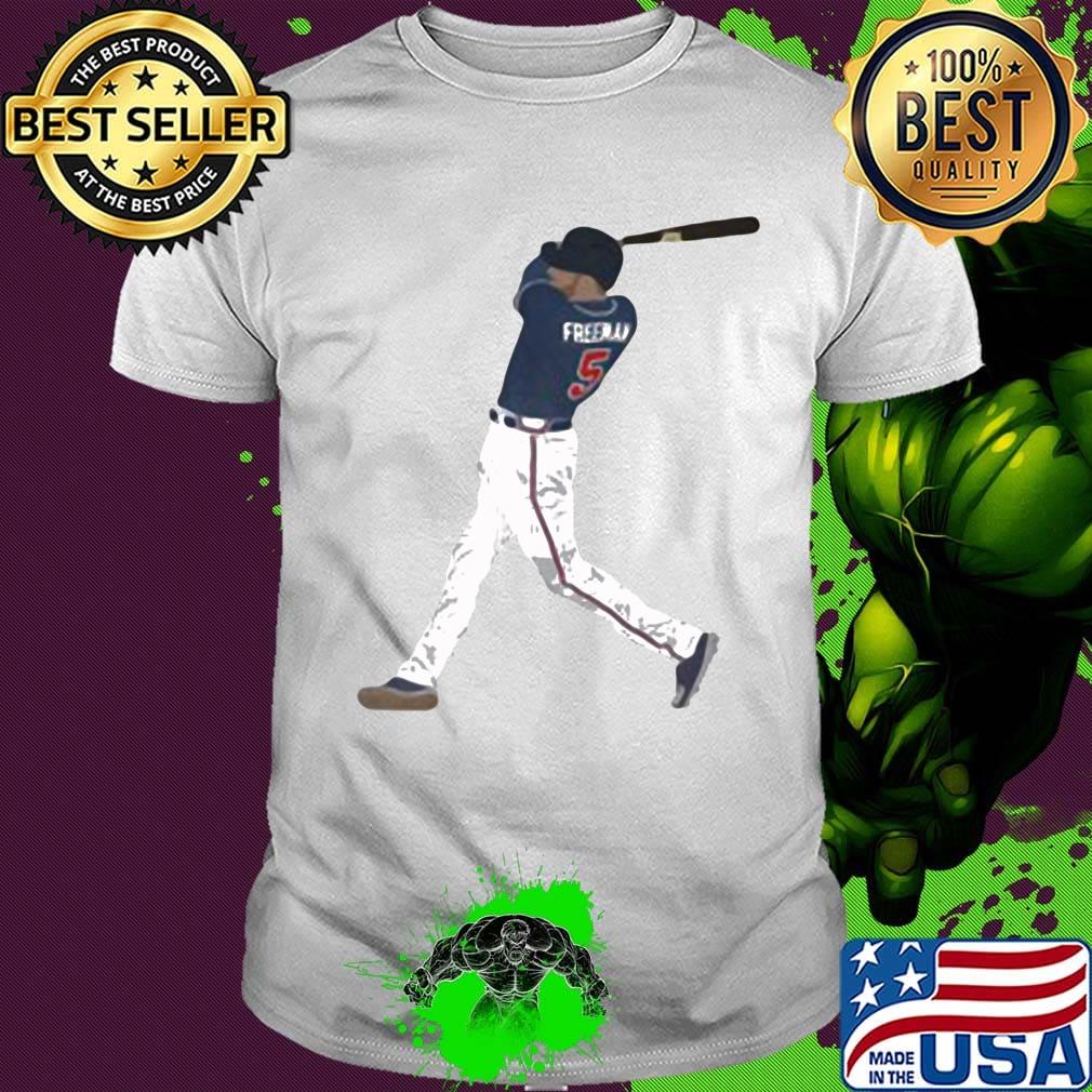 Freddie freeman 5 atlanta braves baseball team player shirt