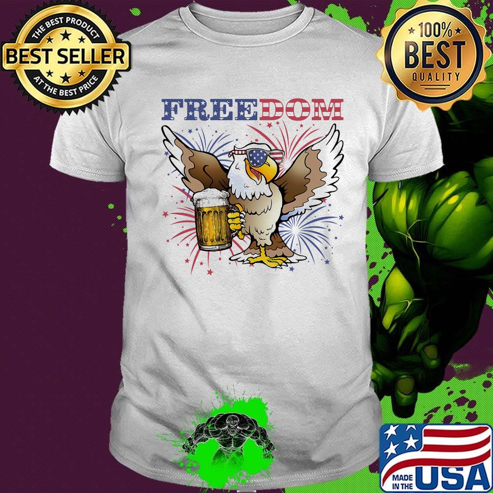 Freedom Eagle America 14th Of July Independence Day Shirt