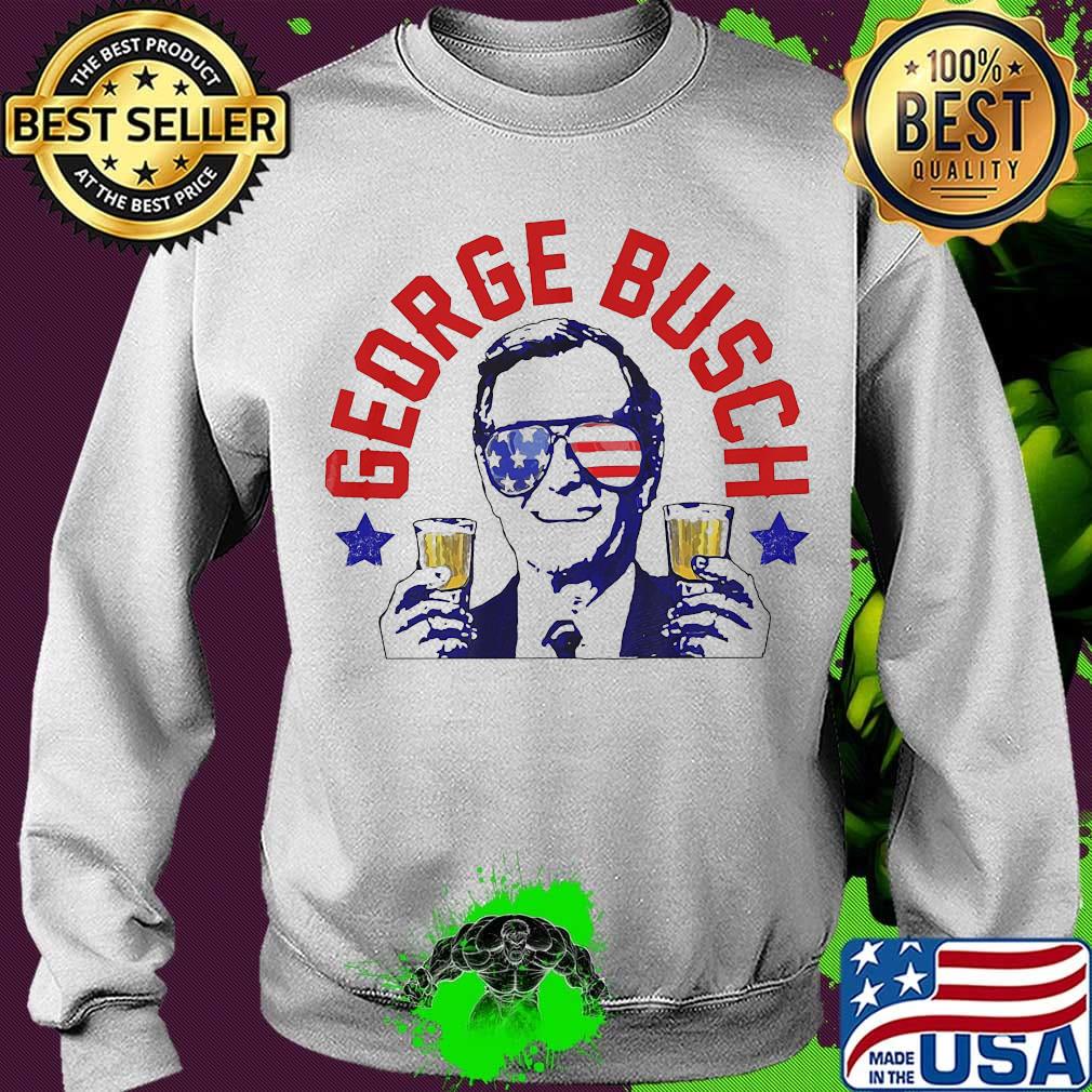George Busch Drink Beer Us President 4th Of July s Sweater George Busch Drink Beer Us President 4th Of July s Sweater