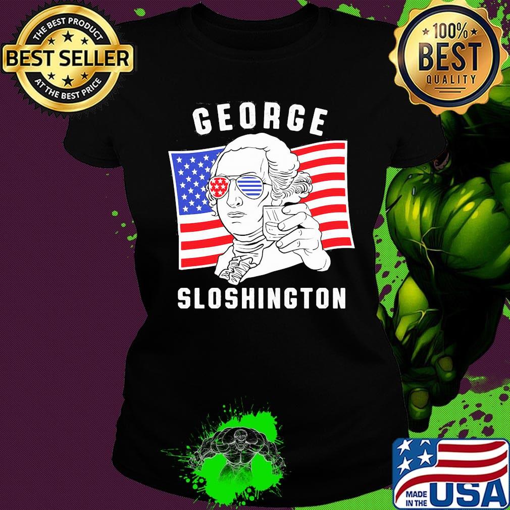 George sloshington American flag 4th of july s Ladies tee George sloshington American flag 4th of july s Ladies tee