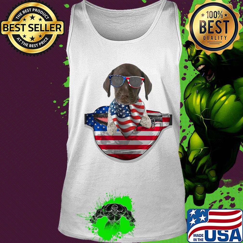 German shorthaired pointer waist pack flag american flag independence day s Tank top German shorthaired pointer waist pack flag american flag independence day s Tank top