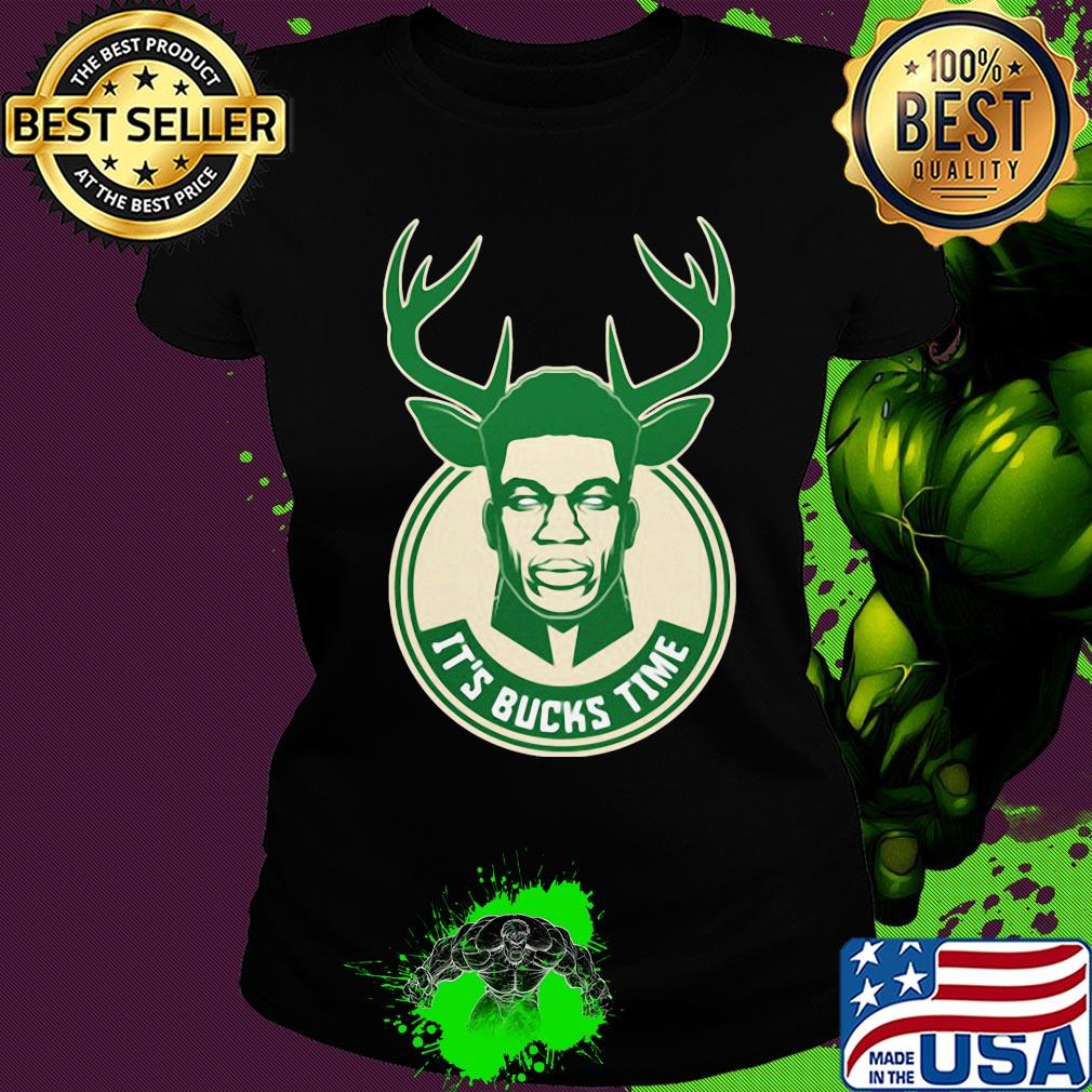 Giannis antetokounmpo it's buck's time s Ladies tee Giannis antetokounmpo it's buck's time s Ladies tee