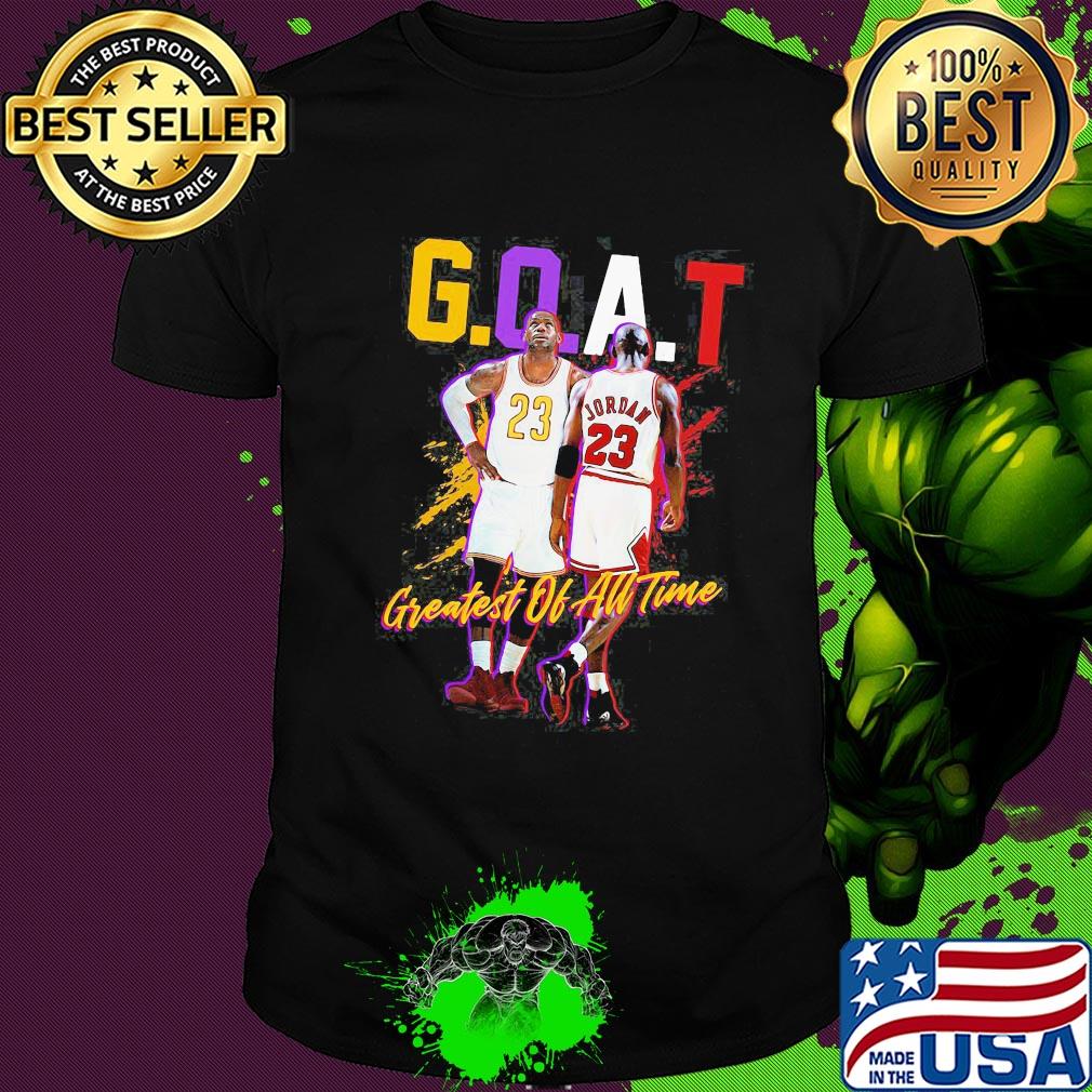 Goat greatest of all time michael jordan and kobe bryant shirt