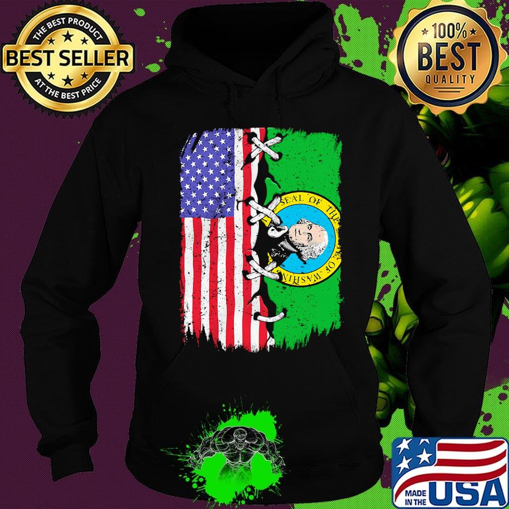 Governor Washington State American Flag Shirt Hoodie Governor Washington State American Flag Shirt Hoodie