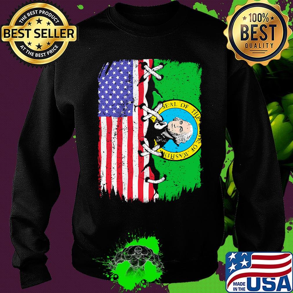 Governor Washington State American Flag Shirt Sweater Governor Washington State American Flag Shirt Sweater