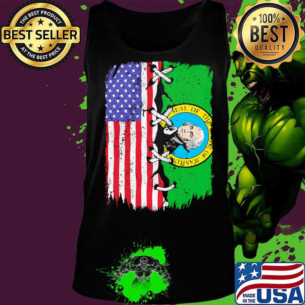 Governor Washington State American Flag Shirt Tank top Governor Washington State American Flag Shirt Tank top