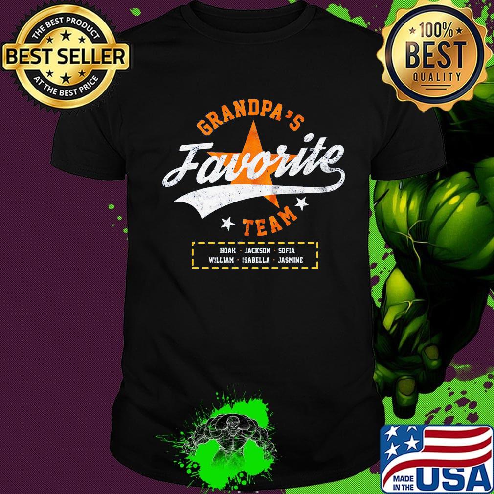 Grandpa's favorite houston astros team stars shirt