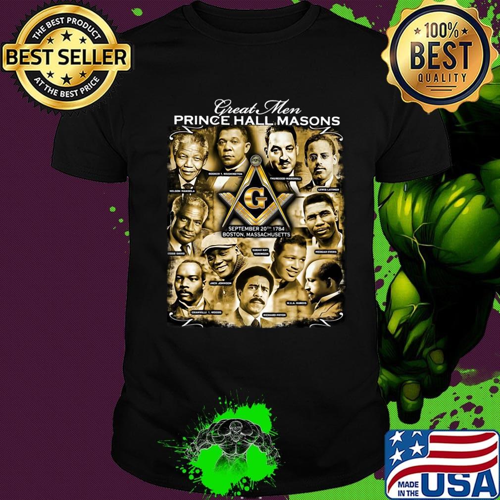 Great men prince hall masons darryl porter shirt