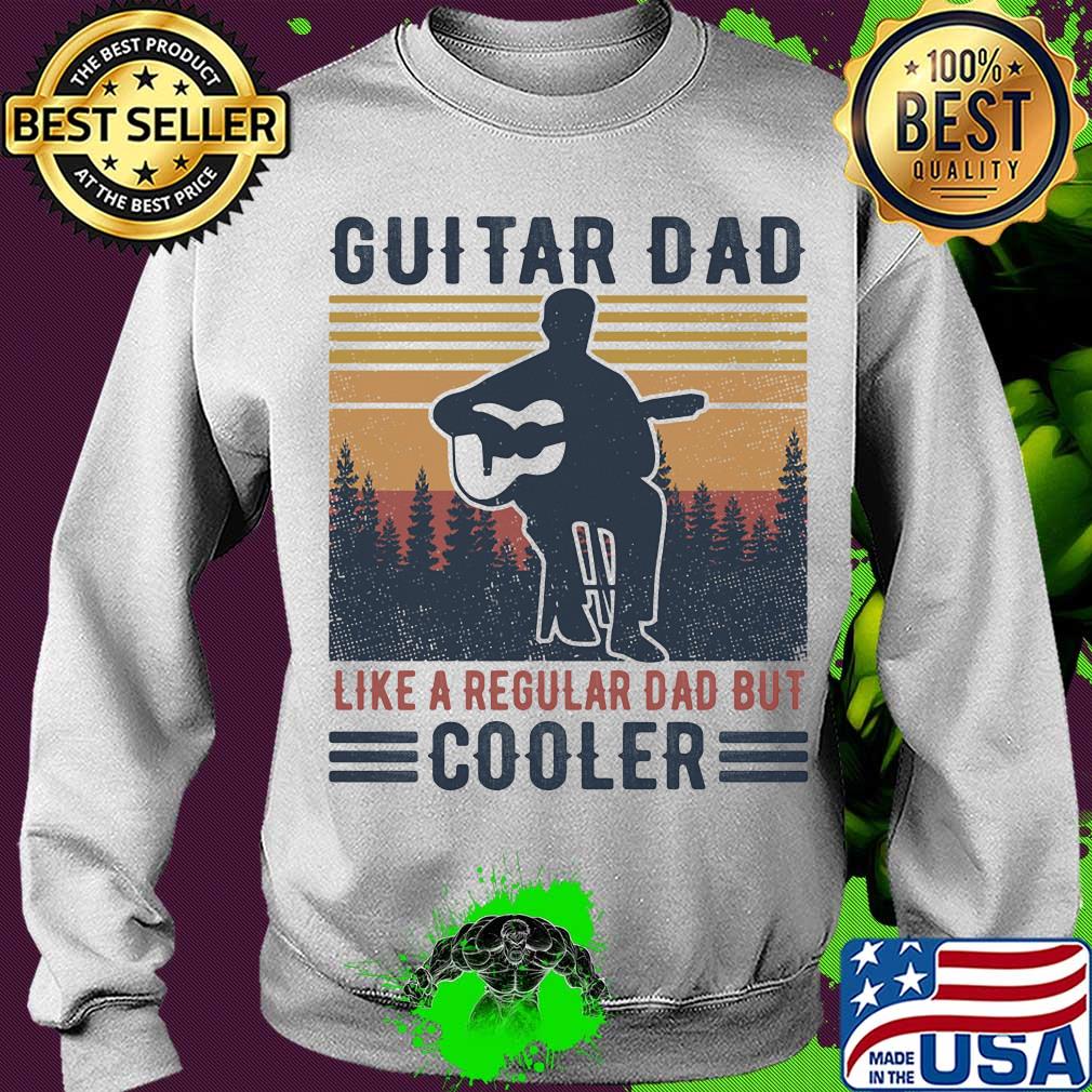 Guitar dad like a regular dad but cooler happy father's day vintage retro s Sweater Guitar dad like a regular dad but cooler happy father's day vintage retro s Sweater