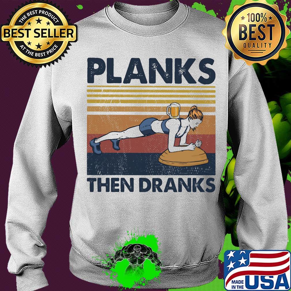 Gymnastics planks then dranks vintage retro s Sweater Gymnastics planks then dranks vintage retro s Sweater