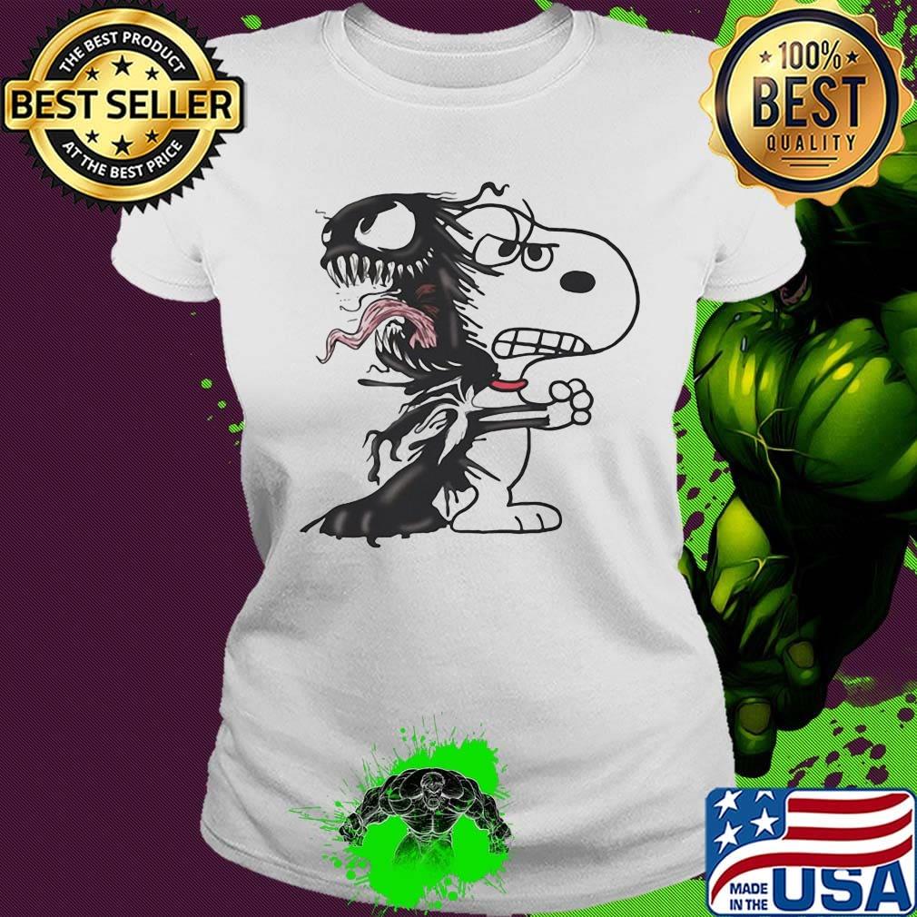 Halloween snoopy and venom s Ladies tee Halloween snoopy and venom s Ladies tee