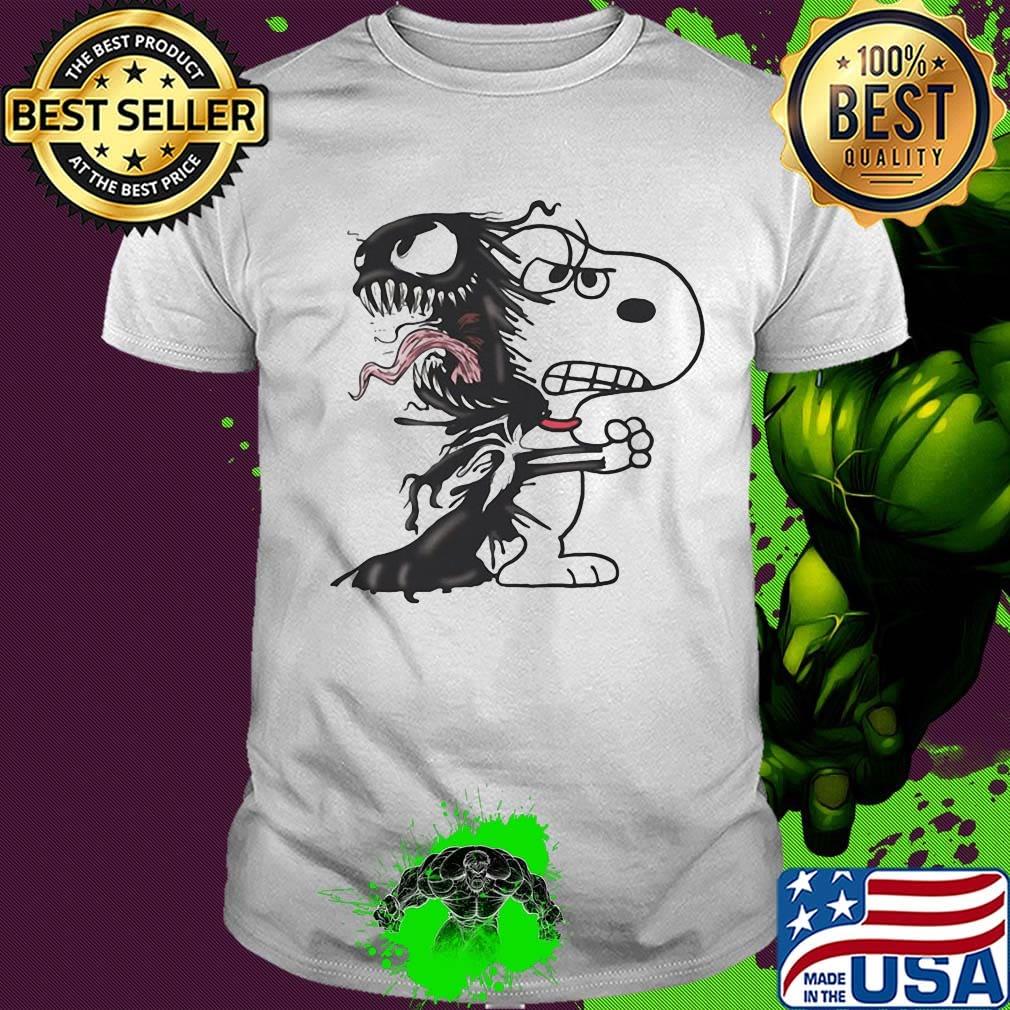 Halloween snoopy and venom shirt