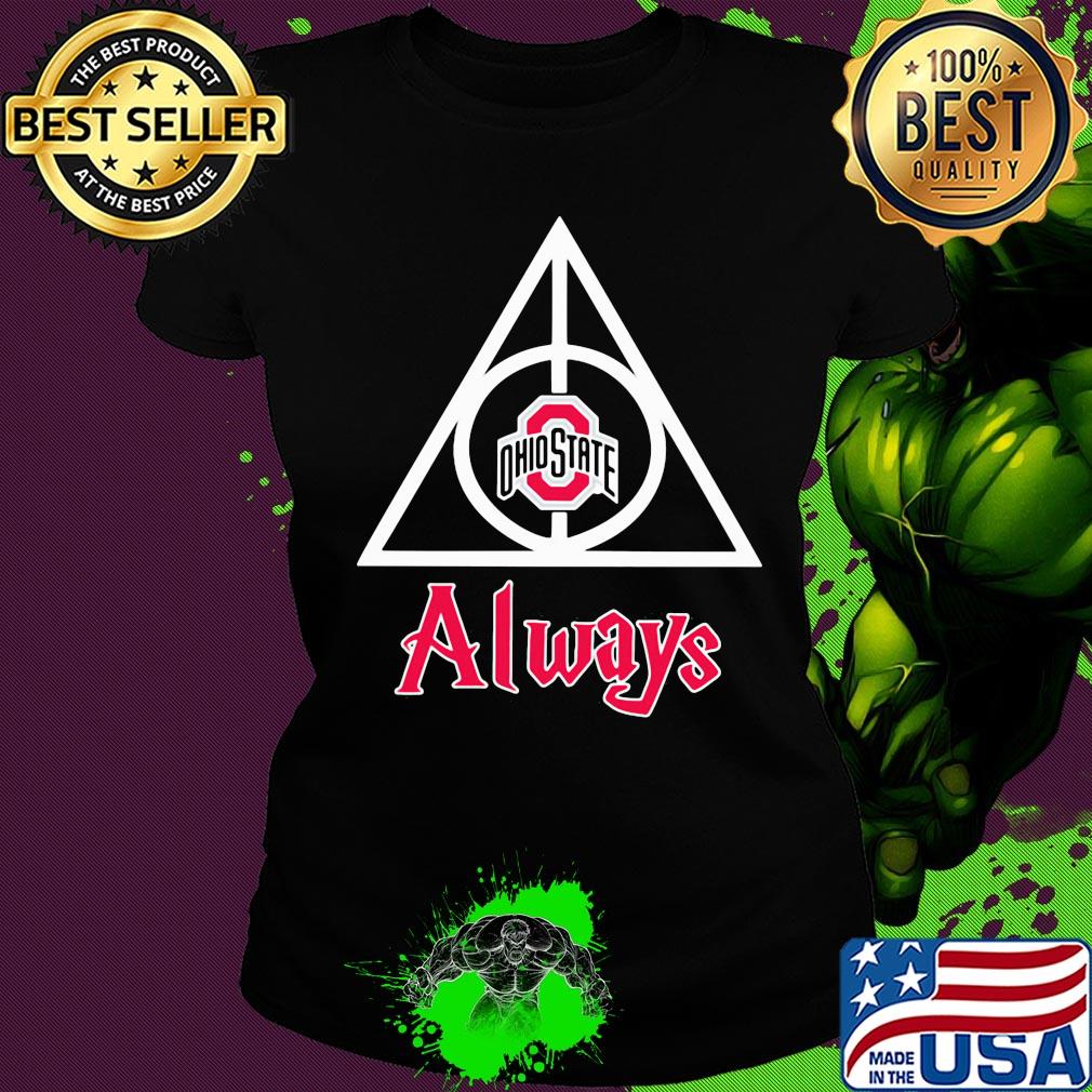 Harry potter elder wand resurrection stone ohio state buckeyes always s Ladies tee Harry potter elder wand resurrection stone ohio state buckeyes always s Ladies tee