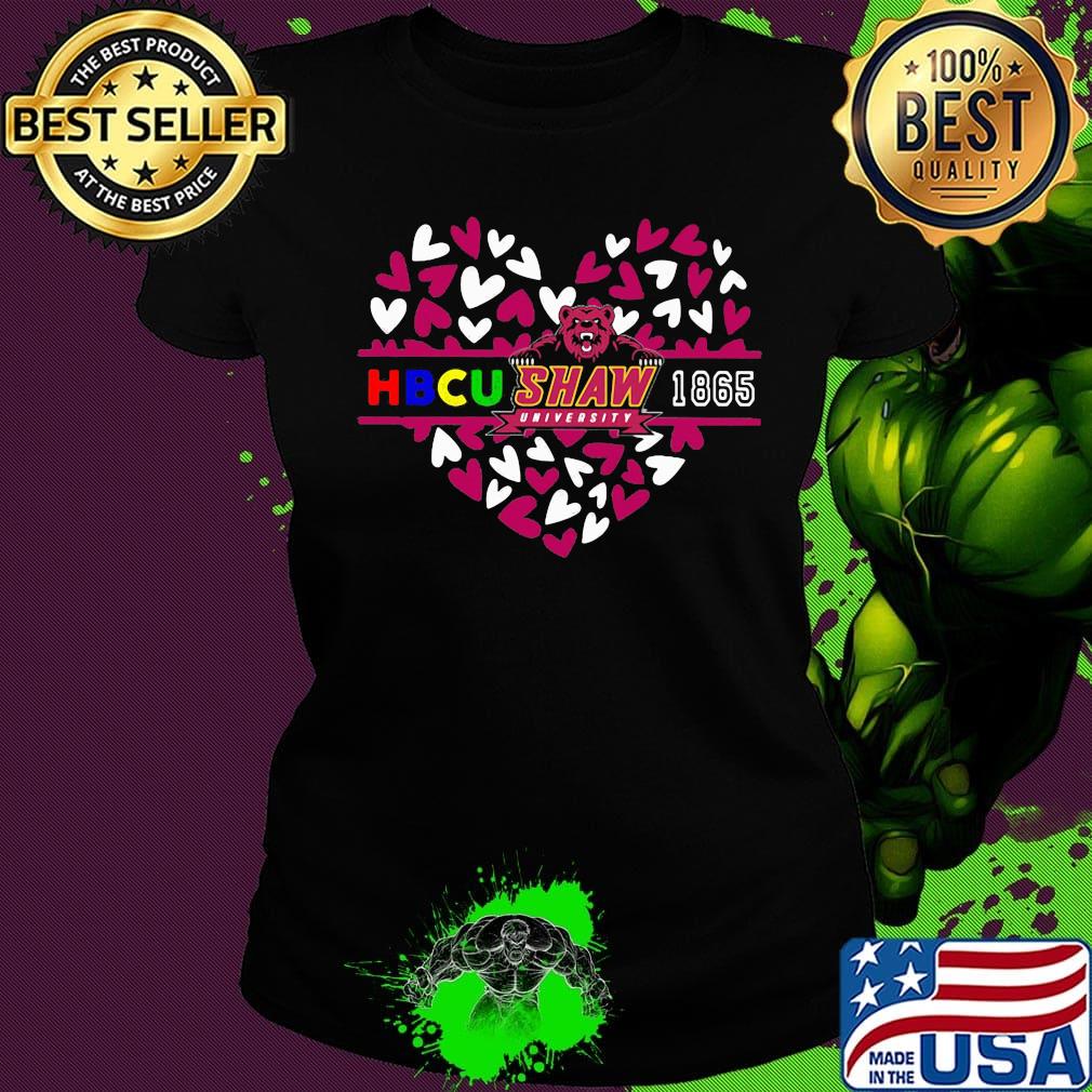 Hbcu shaw athletics unveils new 1927 hearts s Ladies tee Hbcu shaw athletics unveils new 1927 hearts s Ladies tee