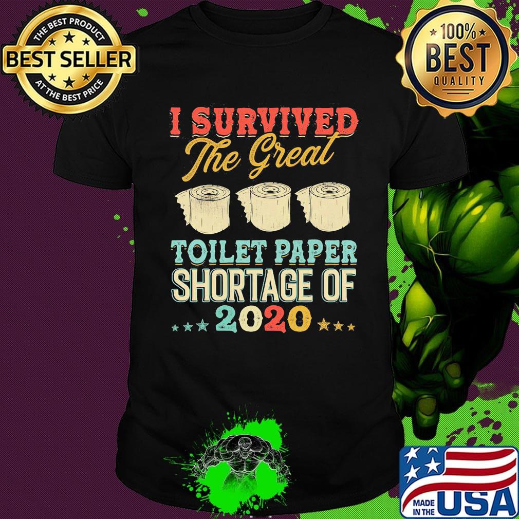 I survived the great toilet paper shortage of 2020 stars shirt