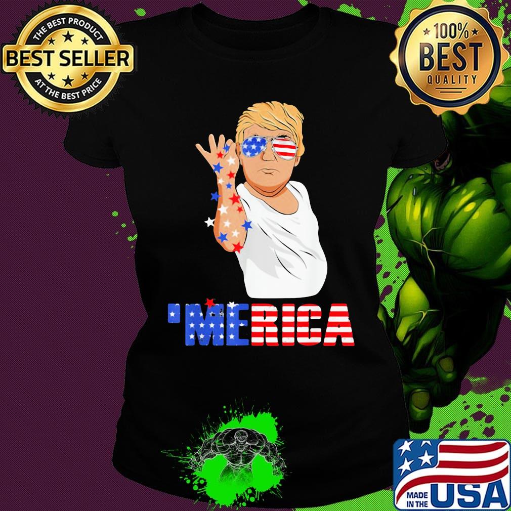Independence day trump glasses merica s Ladies tee Independence day trump glasses merica s Ladies tee