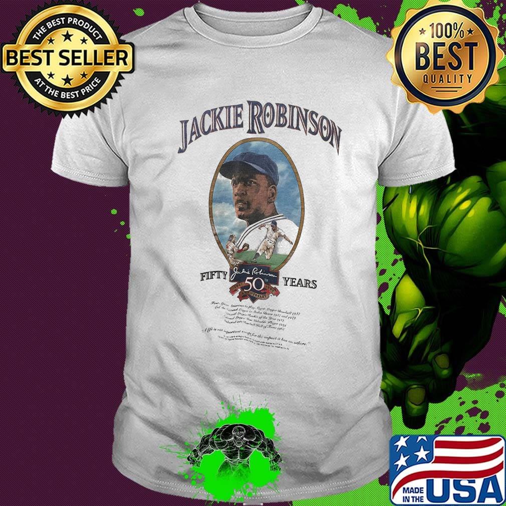 Jackie robinson baseball fifty years shirt