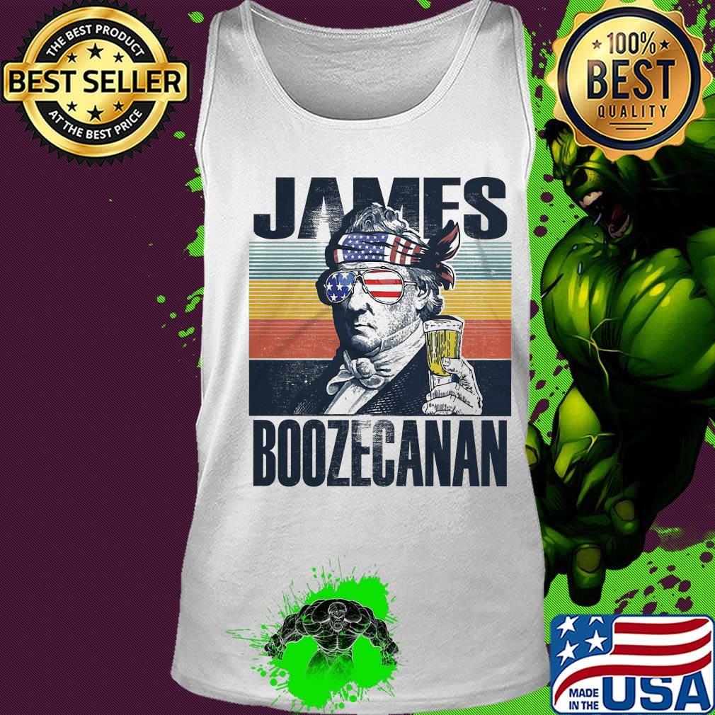 James Boozecanan Drinking Drunk 4th Of July vintage retro s Tank top James Boozecanan Drinking Drunk 4th Of July vintage retro s Tank top