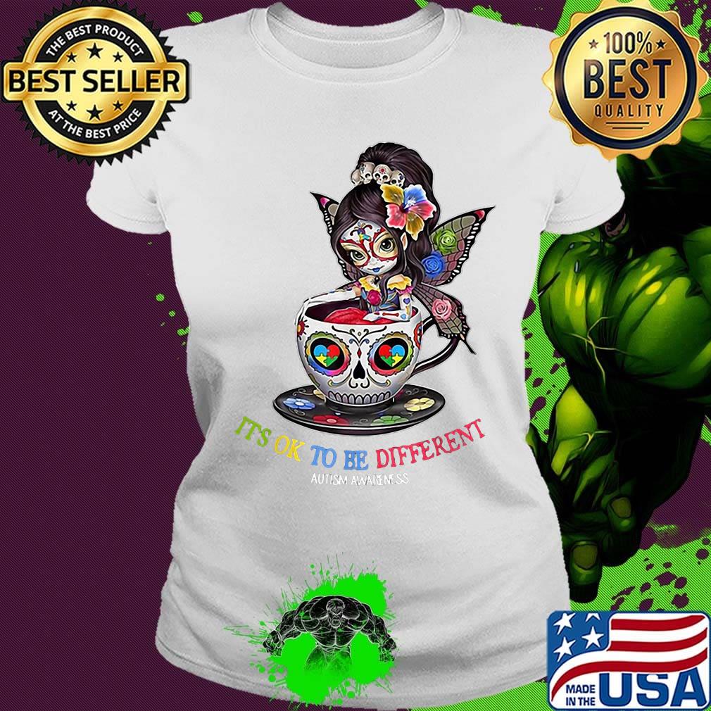 Jasmine becket griffith fairies it's ok to be different autism awareness s Ladies tee Jasmine becket griffith fairies it's ok to be different autism awareness s Ladies tee