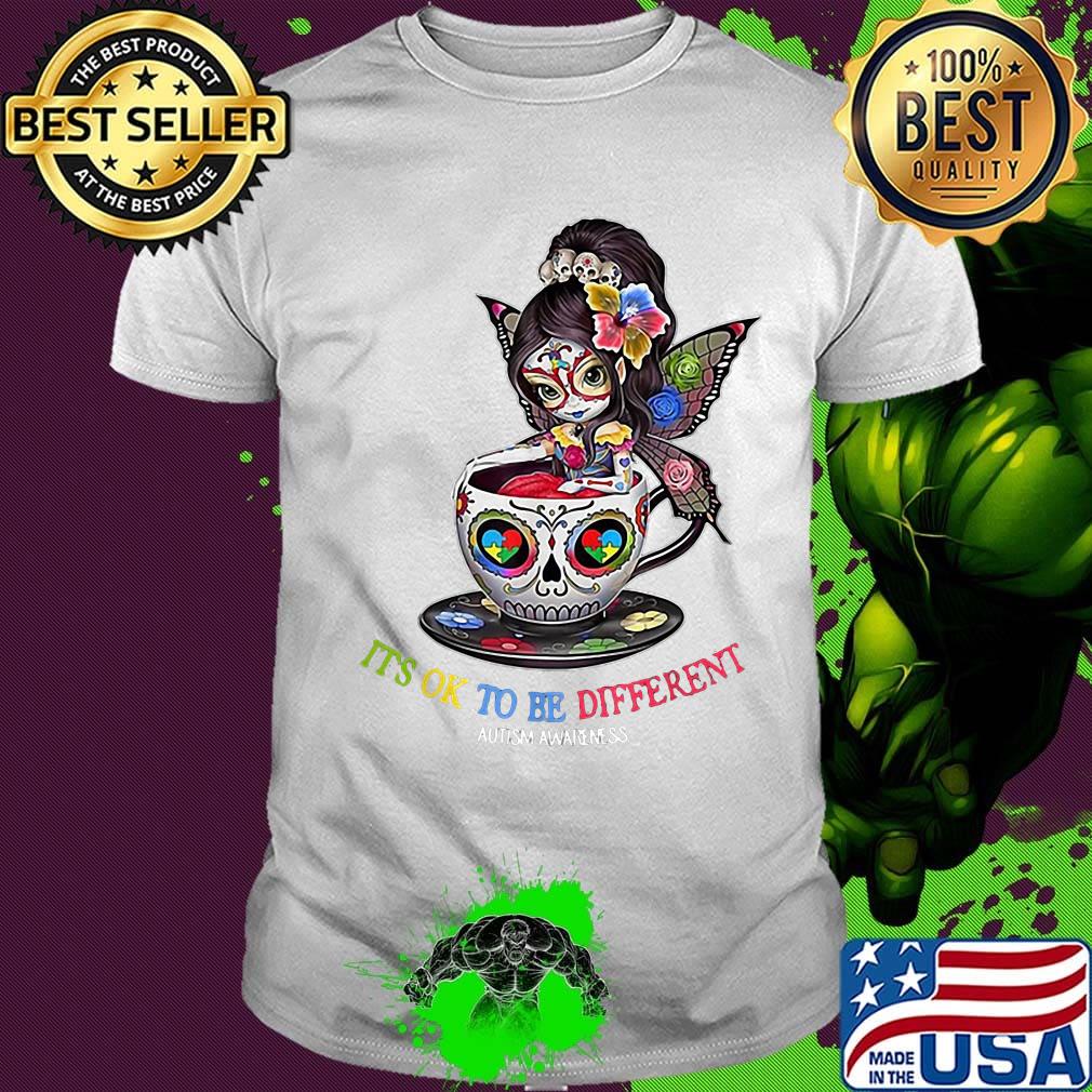 Jasmine becket griffith fairies it's ok to be different autism awareness shirt Jasmine becket griffith fairies it's ok to be different autism awareness shirt