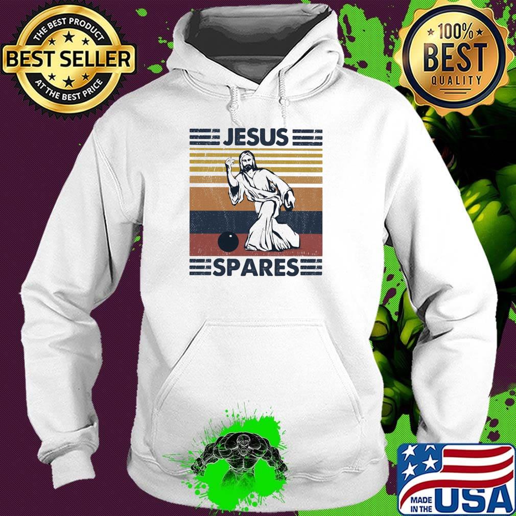 Jesus spares bowling vintage retro s Hoodie Jesus spares bowling vintage retro s Hoodie