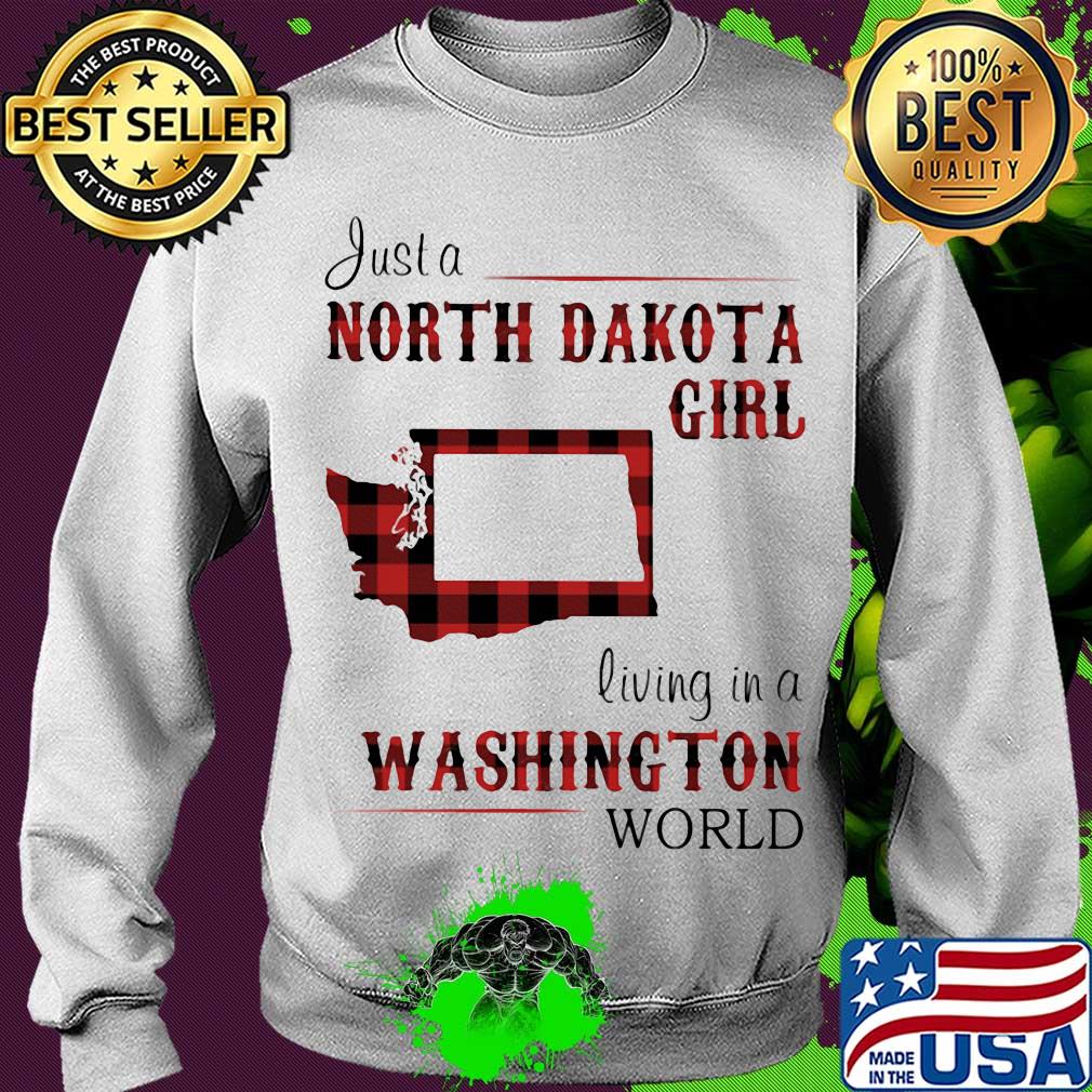 Just a north dakota girl living in a washington world s Sweater Just a north dakota girl living in a washington world s Sweater