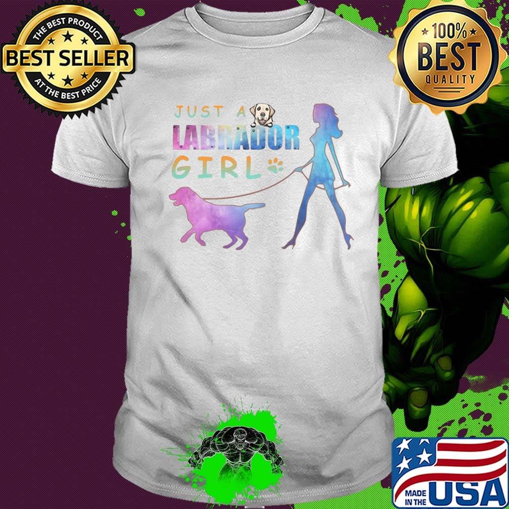 Just a paw labrador girl shirt