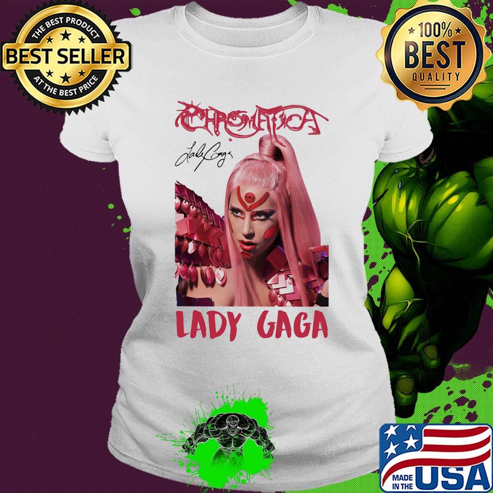 Lady gaga chromatica album signature s Ladies tee Lady gaga chromatica album signature s Ladies tee