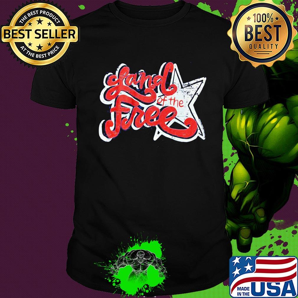 Land of the free star shirt