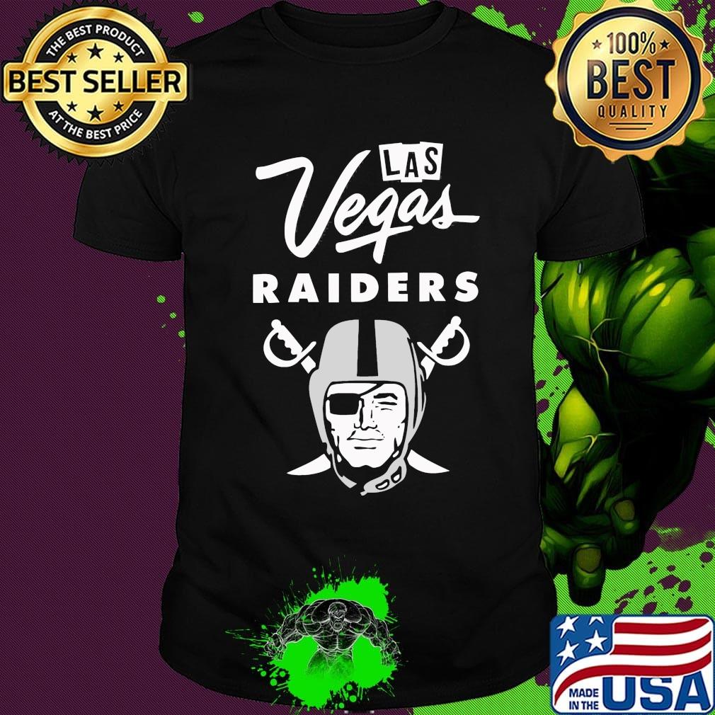 Las vegas raiders football logo black shirt