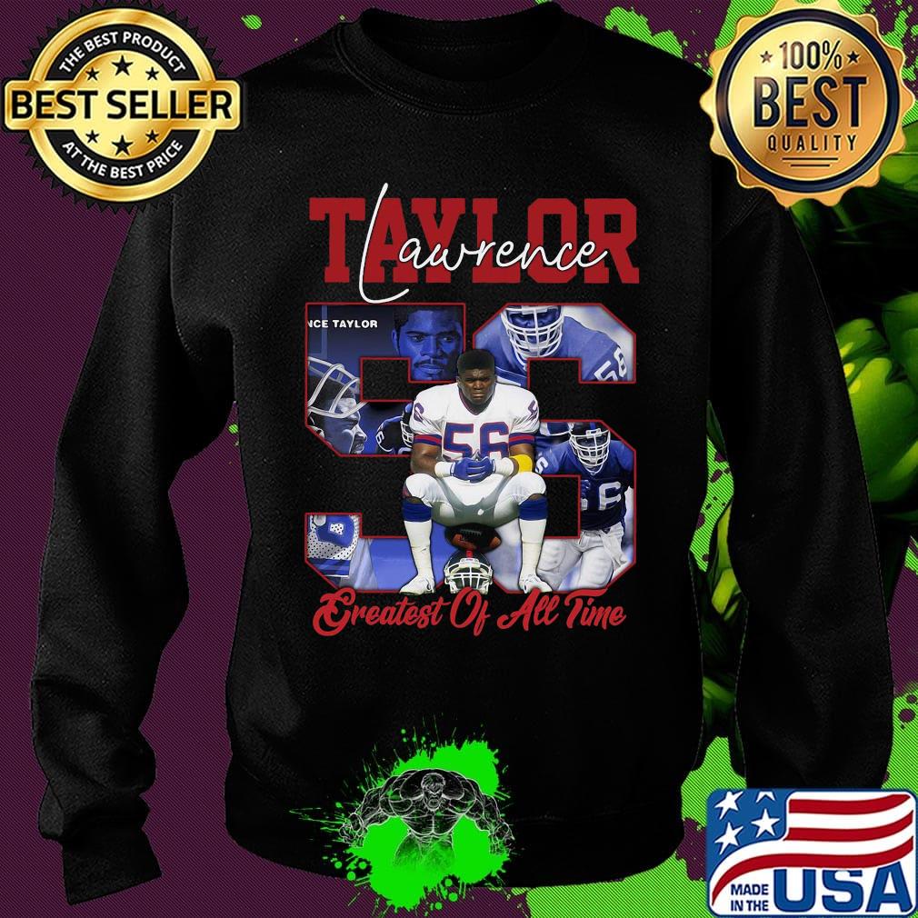 Lawrence taylor 56 greatest of all time new york football signature s Sweater Lawrence taylor 56 greatest of all time new york football signature s Sweater