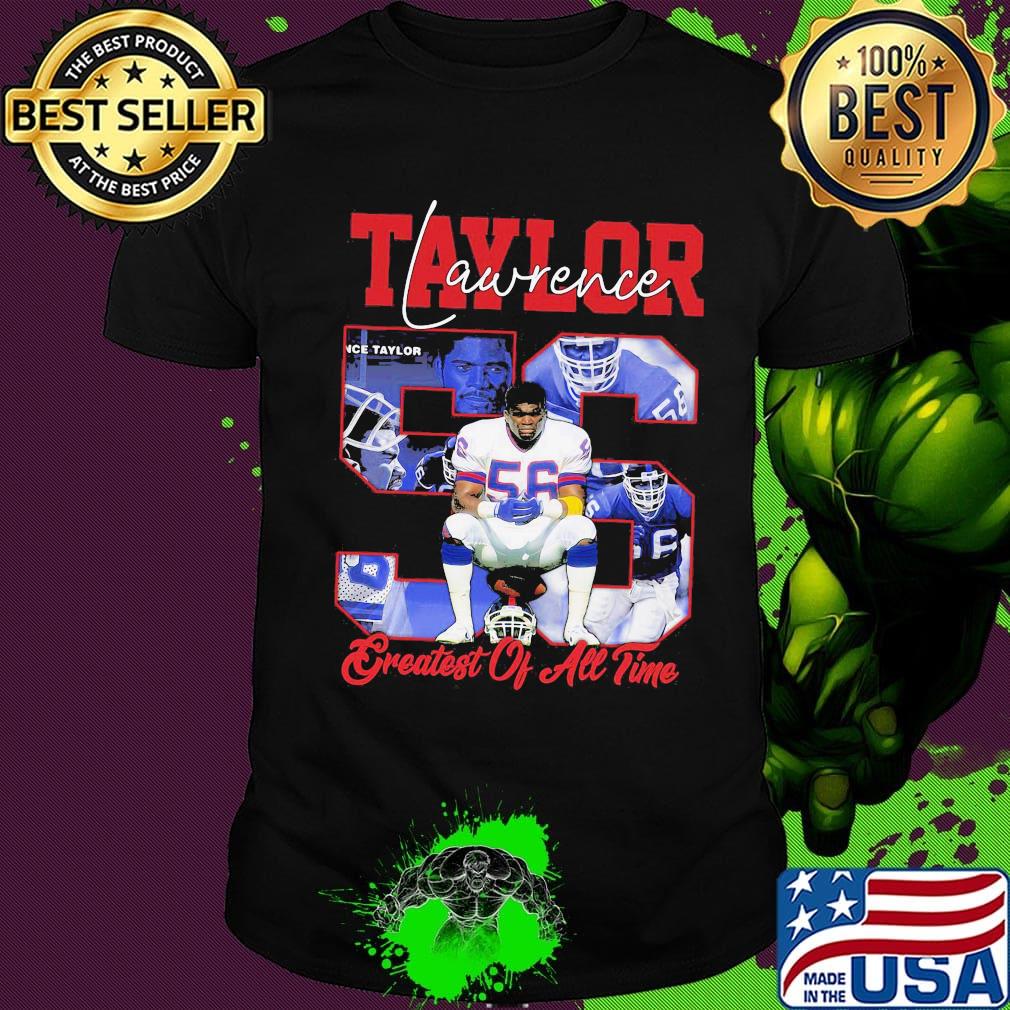 Lawrence taylor greatest of all time new york football team signature shirt